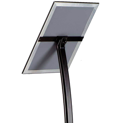 Artikelbild 4 für update displays Infoständer schwarz DIN A4 35,8 x 35,8 x 117,6 - 121,2 cm, 1 St., Artikelnummer 316697