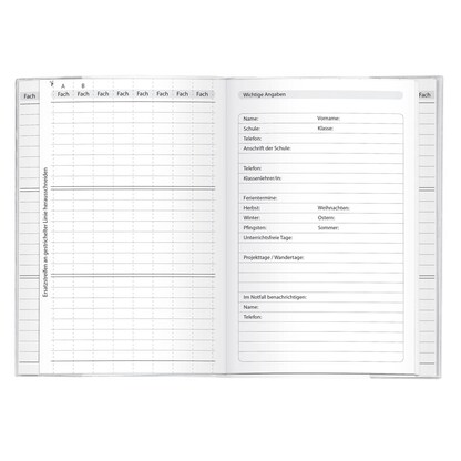 Artikelbild 3 für herlitz Hausaufgabenheft Kritzel Lineatur SL liniert DIN A5 ohne Rand, 48 Blatt, 1 St., Artikelnummer 421972