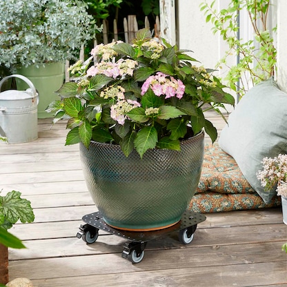 Artikelbild 3 für WAGNER® design yourself Pflanzenroller GH 7008 Metall, Ø 29,0 cm schwarz quadratisch, 1 St., Artikelnummer 419741