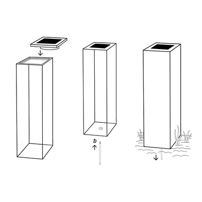 Artikelbild 5 für Garden Pleasure SALUTE LED Dekoleuchte braun, 1 St., Artikelnummer 544021