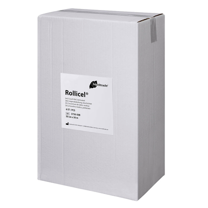 Artikelbild 6 für Meditrade® Ärztekrepp ROLLICEL® 1-lagig weiß 50,0 cm x 50,0 m, 6 Rollen, Artikelnummer 565469