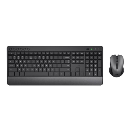 Artikelbild für Trust Trezo Wireless Comfort Tastatur-Maus-Set kabellos schwarz, Artikelnummer 847303
