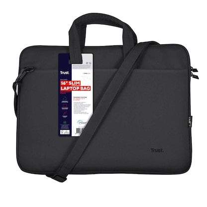 Artikelbild für Trust Laptoptasche Bologna Slim Kunstfaser schwarz 24447 bis 40,6 cm (16 Zoll), Artikelnummer 975431