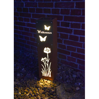 Artikelbild 2 für Garden Pleasure SALUTE LED Dekoleuchte braun, 1 St., Artikelnummer 544021