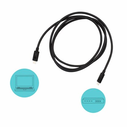 Artikelbild 3 für i-tec® Thunderbolt 3 Kabel 150,0 cm schwarz, 1 St., Artikelnummer 662298