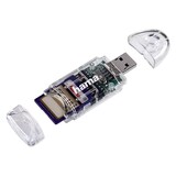 Artikelbild 1 für hama 8in1 Multi-microSD, SD-Kartenleser transparent, Artikelnummer 214981