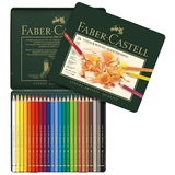 Artikelbild 1 für FABER-CASTELL POLYCHROMOS Buntstifte farbsortiert, 24 St., Artikelnummer 379615
