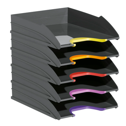 Artikelbild 7 für DURABLE Briefablagen VARICOLOR® dunkelgrau DIN A4, 5 St., Artikelnummer 163063