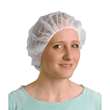 Artikelbild 1 für franz mensch unisex Baretthauben weiß Einheitsgröße 100 St., Artikelnummer 282780