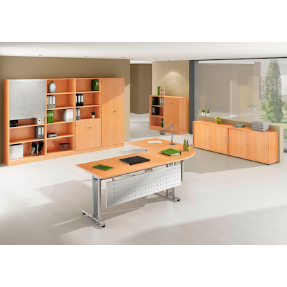 Artikelbild 5 für HAMMERBACHER Aktenregal 6000 buche 80,0 x 40,0 x 200,4 cm, 1 St., Artikelnummer 862292