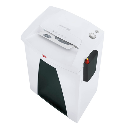 Artikelbild für HSM SECURIO B32 - externer autom. Öler Aktenvernichter mit Partikelschnitt P-5, 1,9 x 15 mm, bis 11 Blatt, weiß, Artikelnummer 376364