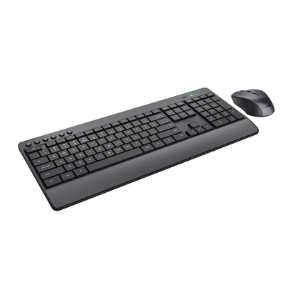 Artikelbild 2 für Trust Trezo Wireless Comfort Tastatur-Maus-Set kabellos schwarz, Artikelnummer 847303
