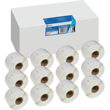 Artikelbild 1 für G&G Etikettenrollen für Etikettendrucker ersetzt DYMO 99012/S0722400 weiß, 36,0 x 89,0 mm, 12 x 260 Etiketten, Artikelnummer 204398