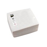 Artikelbild 1 für PROnappe Servietten weiß 2-lagig 20,0 x 20,0 cm, 50 St., Artikelnummer 349599