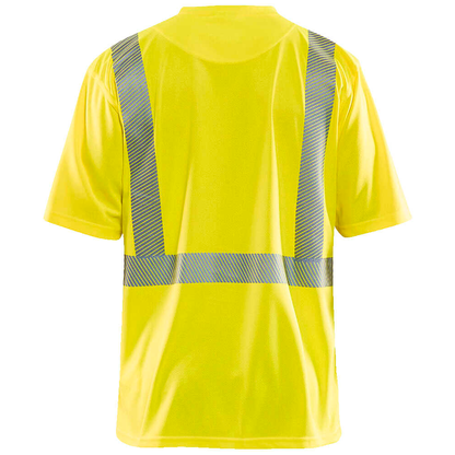 Artikelbild 2 für BLAKLÄDER® unisex Warnschutz Shirt 3386 gelb Größe 6XL, 1 St., Artikelnummer 743169