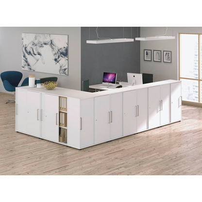 Artikelbild 5 für Kerkmann Schiebetürenschrank, 13449110 weiß 2 Fachböden 100,0 x 40,0 x 111,0 cm, Artikelnummer 174526