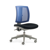 Artikelbild 1 für Mayer Kinderdrehstuhl myFLEXO, 2432 502 Stoff blau, Gestell grau, Artikelnummer 370496