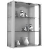 Artikelbild 1 für VCM my home Udina Hängevitrine silber 2 Fachböden, Artikelnummer 780888
