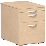 Artikelbild 1 für geramöbel Flex Rollcontainer buche 3 Auszüge 43,0 x 60,0 x 56,5 cm, Artikelnummer 880233