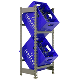 Artikelbild 1 für Simonrack Getränkekistenregal KIT SIMONBOTTLE 2 GRIS 330100024104032 grau 40,0 x 30,0 x 100,0 cm, Artikelnummer 749683