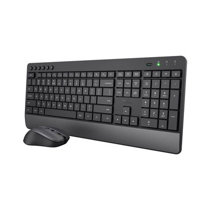 Artikelbild 3 für Trust Trezo Wireless Comfort Tastatur-Maus-Set kabellos schwarz, Artikelnummer 847303