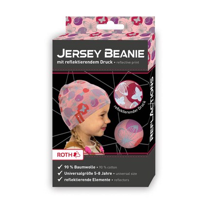 Artikelbild 2 für ROTH Mädchen Beanie Schmetterling rosa Einheitsgröße 1 St., Artikelnummer 581136