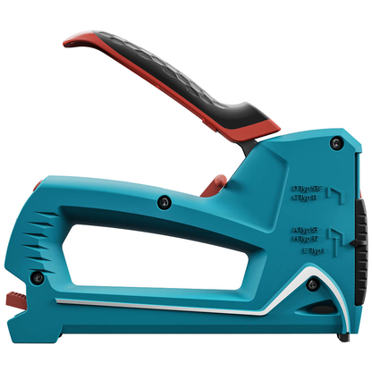 Artikelbild 3 für novus Handtacker J-17 türkis, weiß, 1 St., Artikelnummer 611604