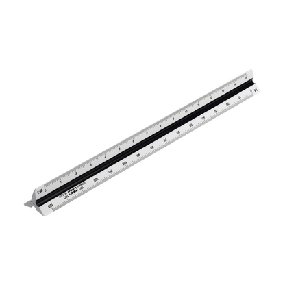 Artikelbild für M + R Dreikantmaßstab 30,0 cm, weiß, Artikelnummer 927848