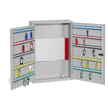Artikelbild 3 für ISS Regensburg Schlüsselkasten lichtgrau mit 150 Haken, Zylinderschloss, 38,0 x 14,0 x 55,0 cm, 1 St., Artikelnummer 666487