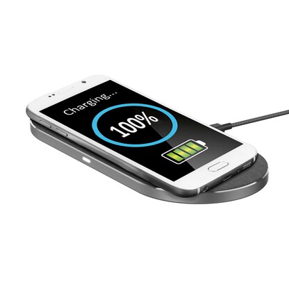 Artikelbild für XLAYER Wireless Pad Double Induktive Ladestation space grau, 10 Watt, Artikelnummer 989012
