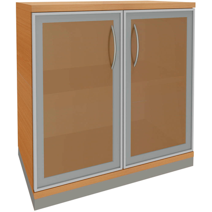 Artikelbild für fm Aktenschrank Sidney, 4260267329115 buche, Acrylglas satiniert 1 Fachboden 80,0 x 44,2 x 78,1 cm, Artikelnummer 564991