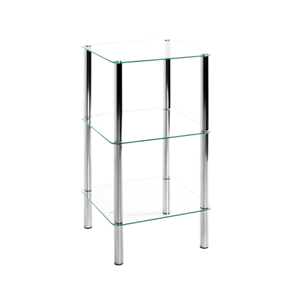 Artikelbild 3 für HAKU Möbel Badregal keine 90239 silber 39,0 x 39,0 x 77,0 cm, Artikelnummer 558991