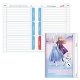 Artikelbild 1 für ROTH Hausaufgabenheft Disney Frozen für clevere Faule liniert DIN A5 ohne Rand, 104 Blatt, 1 St., Artikelnummer 580496