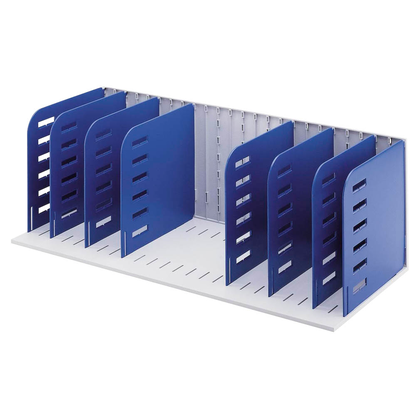 Artikelbild 2 für styro Sortierstation styrorac grau/blau mit 7 Fächern, Artikelnummer 370217