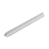 Artikelbild 1 für M + R Dreikantmaßstab 30,0 cm, weiß, Artikelnummer 927863