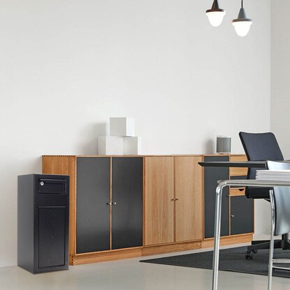 Artikelbild 5 für ROTTNER Einwurftresor CashMatic 1 schwarz 25,0 x 26,0 x 60,0 cm, Artikelnummer 830137