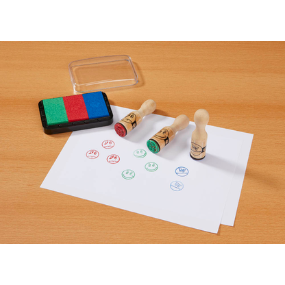 Artikelbild 9 für BRUNNEN Motivstempel-Set Belohnung Smiley, 1 Set, Artikelnummer 498834