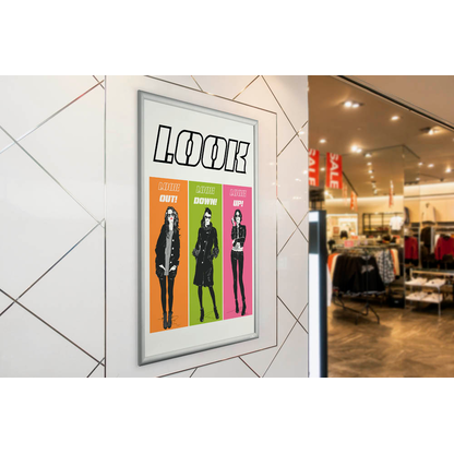 Artikelbild 7 für DURABLE Klapprahmen silber 66,0 x 90,0 cm, 1 St., Artikelnummer 574693