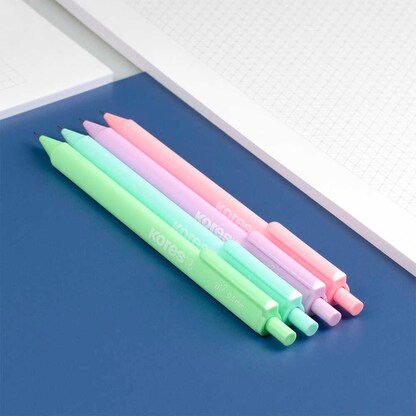 Artikelbild 3 für Kores® M2 Grafitos Pastell Druckbleistift farbsortiert HB 0,5 mm, 1 St., Artikelnummer 767317