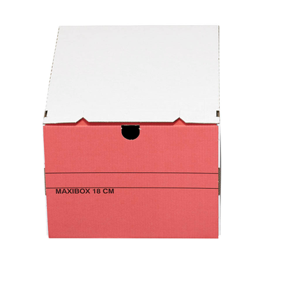 Artikelbild 6 für Top-Print Archivboxen weiß/rot 24,4 x 32,1 x 18,5 cm, 10 St., Artikelnummer 710996