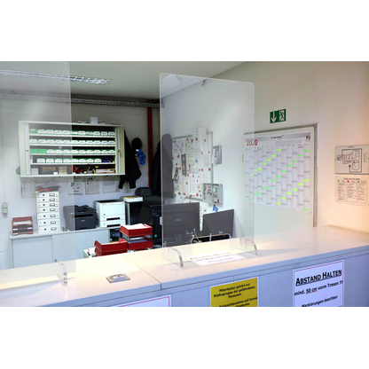 Artikelbild 2 für EICHNER Spuckschutz, transparent 60,0 x 100,0 cm, 1 St., Artikelnummer 184733