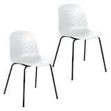 Artikelbild 1 für meet powered by PAPERFLOW Besucherstühle VERTIGO CHVERTX2.01.13 weiß Kunststoff, 2 St., Artikelnummer 590586