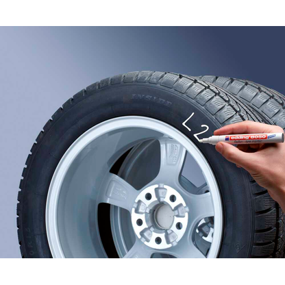 Artikelbild 6 für edding 8050 Reifenmarker weiß 2,0 - 5,0 mm, 1 St., Artikelnummer 863597