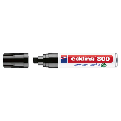 Artikelbild 2 für edding 800 Permanentmarker schwarz 4,0 - 12,0 mm, 1 St., Artikelnummer 311043