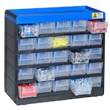 Artikelbild 1 für Allit VarioPlus Kleinteilemagazin schwarz, blau 30,0 x 13,5 x 28,5 cm, 1 St., Artikelnummer 837373