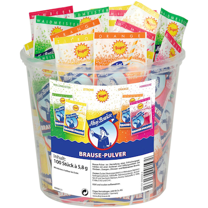 Artikelbild für Ahoj-Brause Ahoj BRAUSE-PULVER Brause 100 St./580,0 g, Artikelnummer 505669