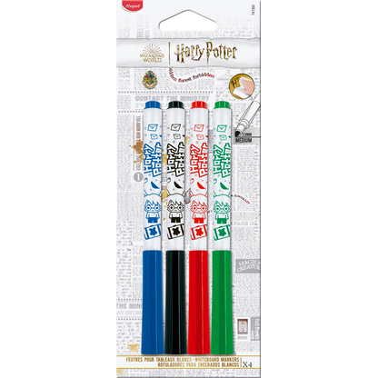 Artikelbild für maped Harry Potter Whiteboard-Marker-Set farbsortiert 1,5 mm, 4 St., Artikelnummer 967087