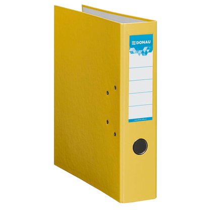 Artikelbild 2 für DONAU Klassik Ordner gelb Karton 7,5 cm DIN A4, 1 St., Artikelnummer 184010