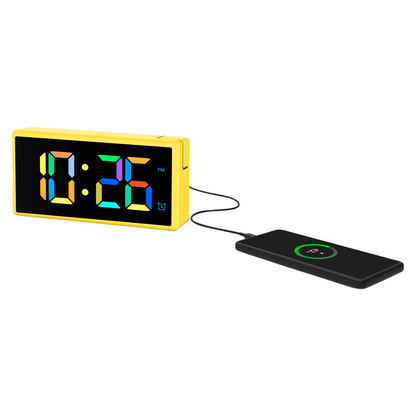 Artikelbild 2 für hama digitaler Wecker Ibiza gelb Kunststoff 15,0 x 7,5 cm, Artikelnummer 501169