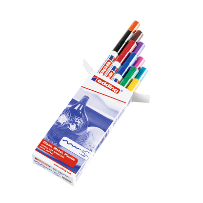 Artikelbild für edding 751 creative Lackmarker farbsortiert 1,0 - 2,0 mm, 10 St., Artikelnummer 126144